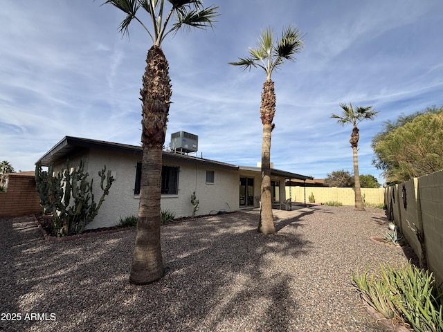 view of property exterior featuring central AC unit