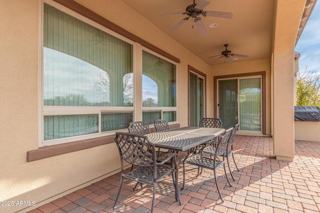 30056 N 129th Ave, Peoria, AZ 85383 - view of patio / terrace featuring ceiling fan
