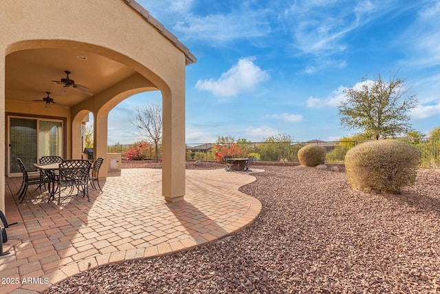30056 N 129th Ave, Peoria, AZ 85383 - view of patio / terrace with ceiling fan