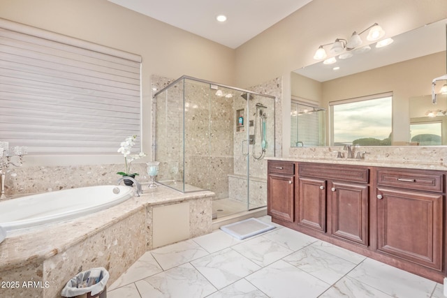 30056 N 129th Ave, Peoria, AZ 85383 - bathroom with vanity and plus walk in shower