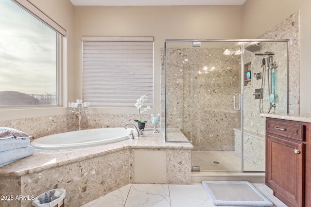 30056 N 129th Ave, Peoria, AZ 85383 - bathroom featuring shower with separate bathtub