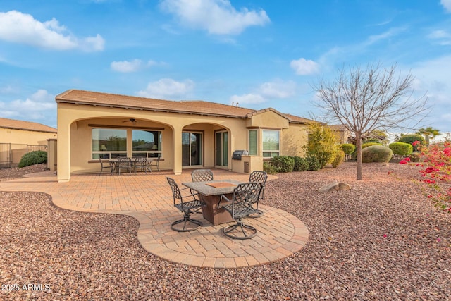 30056 N 129th Ave, Peoria, AZ 85383 - back of house with a patio area and ceiling fan