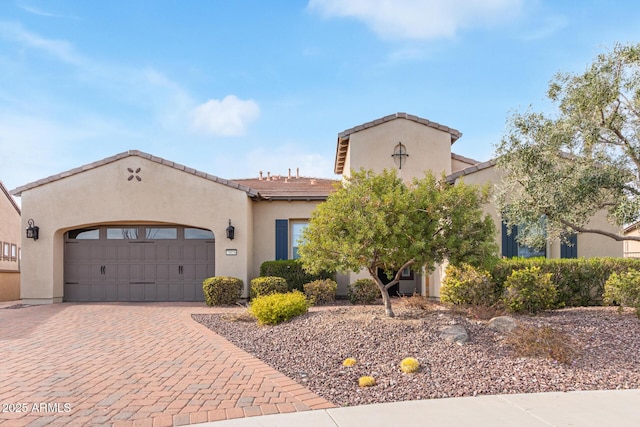 30056 N 129th Ave, Peoria, AZ 85383 - mediterranean / spanish home featuring a garage