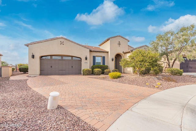 30056 N 129th Ave, Peoria, AZ 85383 - mediterranean / spanish house featuring a garage