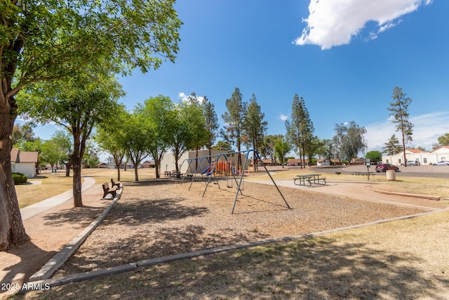 view of community playground