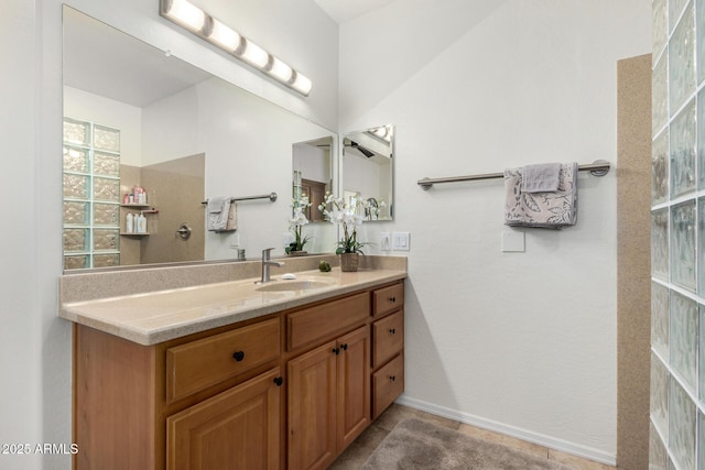11312 E Newcastle Ave, Mesa, AZ 85209 - bathroom with vanity and tile patterned flooring