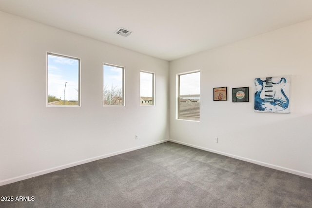 spare room featuring carpet floors