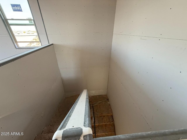 view of stairway