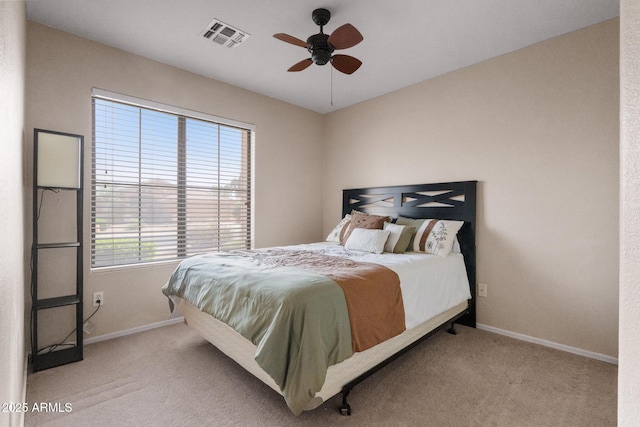 300 W Cardinal Way, Chandler, AZ 85286 - bedroom with baseboards, carpet flooring, and a ceiling fan