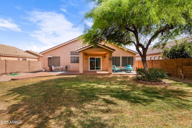 300 W Cardinal Way, Chandler, AZ 85286 - rear view of house with a patio and stucco siding