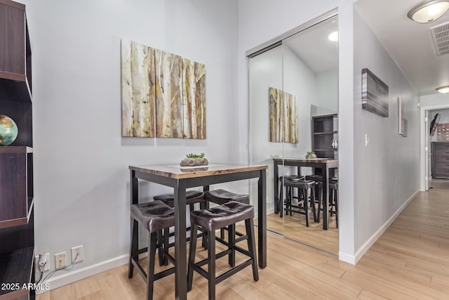 14203 N 19th Ave Unit 2036, Phoenix, AZ 85023 - dining room featuring light wood-style floors and baseboards