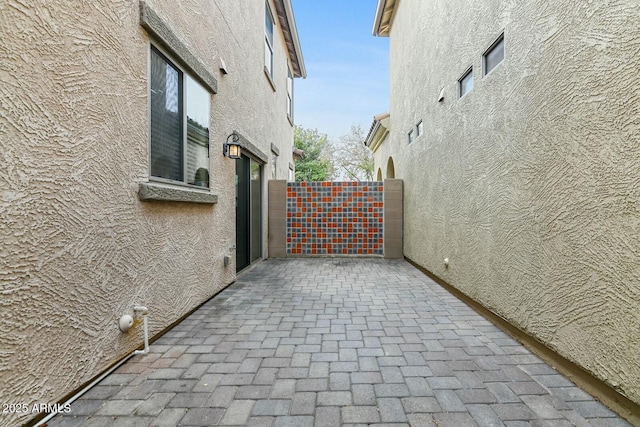 view of home's exterior featuring stucco siding