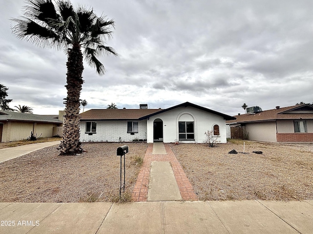 view of ranch-style house