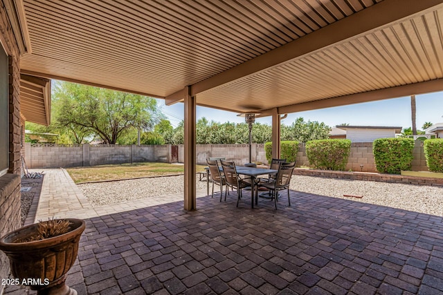 8620 E Sells Dr, Scottsdale, AZ 85251 - fenced backyard with a patio and outdoor dining space
