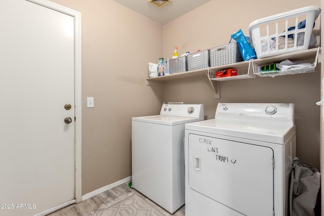 4034 E Mine Shaft Rd, San Tan Valley, AZ 85143 - laundry room with separate washer and dryer and baseboards