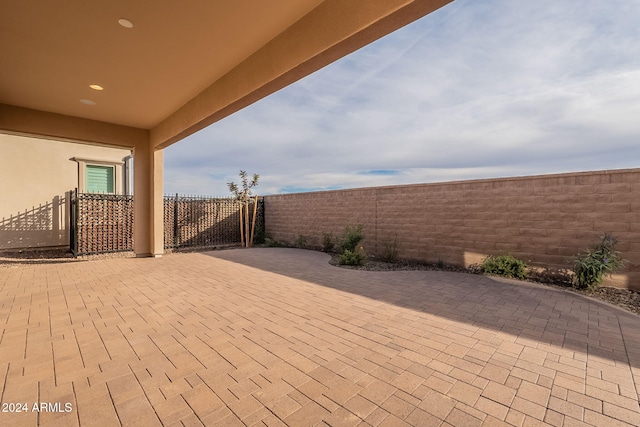 view of patio