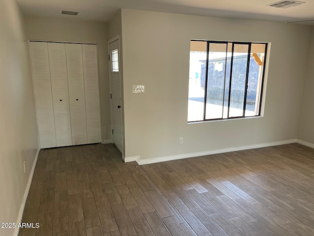 interior space featuring dark wood-type flooring