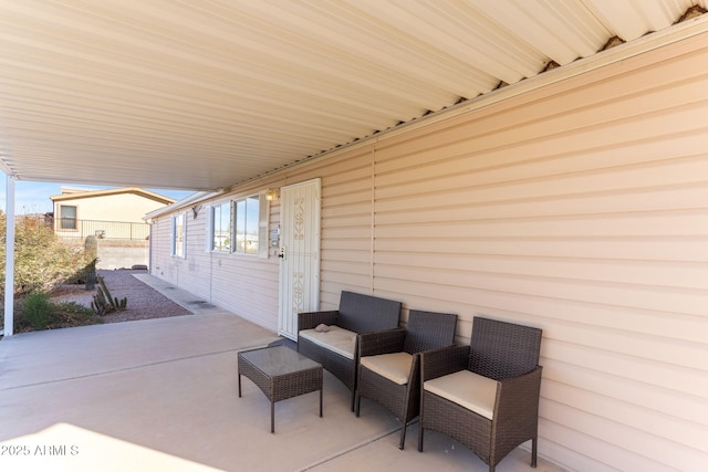 view of patio