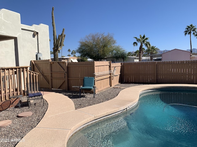 view of pool