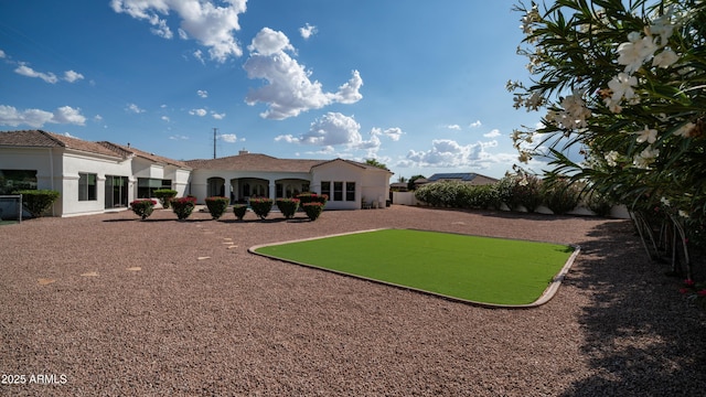 3126 E Fruitvale Ct, Gilbert, AZ 85297 - back of house with a fenced backyard and stucco siding
