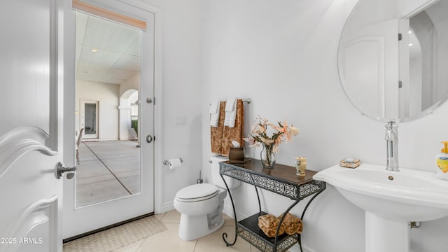 3126 E Fruitvale Ct, Gilbert, AZ 85297 - bathroom featuring toilet and tile patterned floors