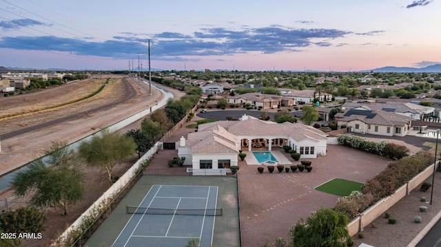 3126 E Fruitvale Ct, Gilbert, AZ 85297 - aerial perspective of suburban area featuring a pool area
