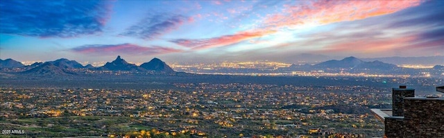 view of mountain feature