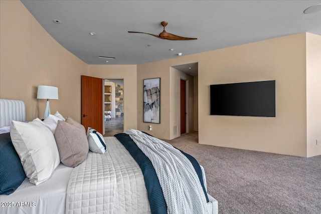 43105 N 102nd St, Scottsdale, AZ 85262 - bedroom featuring carpet flooring and ceiling fan