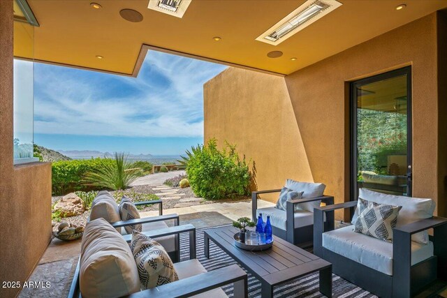 43105 N 102nd St, Scottsdale, AZ 85262 - view of patio / terrace with outdoor lounge area and visible vents