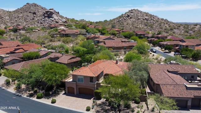 32731 N 74th Way, Scottsdale, AZ 85266 - aerial view of residential area with a mountain backdrop