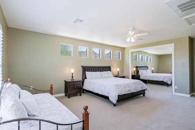 32731 N 74th Way, Scottsdale, AZ 85266 - bedroom with carpet flooring, baseboards, and ceiling fan