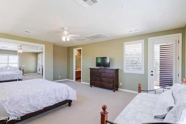 32731 N 74th Way, Scottsdale, AZ 85266 - bedroom featuring carpet floors, baseboards, and a ceiling fan