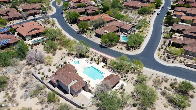 32731 N 74th Way, Scottsdale, AZ 85266 - aerial view of residential area with a pool area