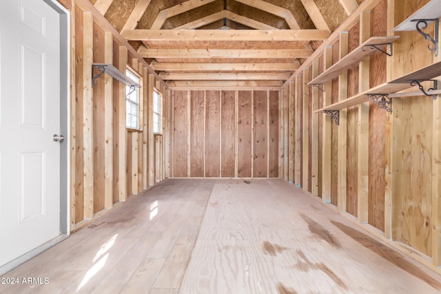 view of storage room