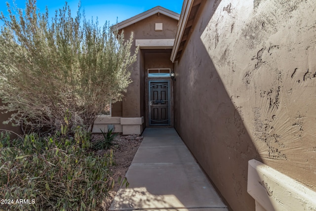 view of property entrance