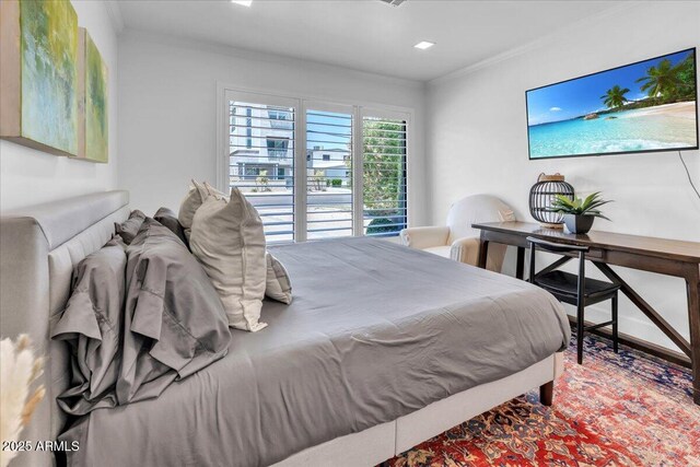 3505 N Miller Rd, Scottsdale, AZ 85251 - bedroom with crown molding