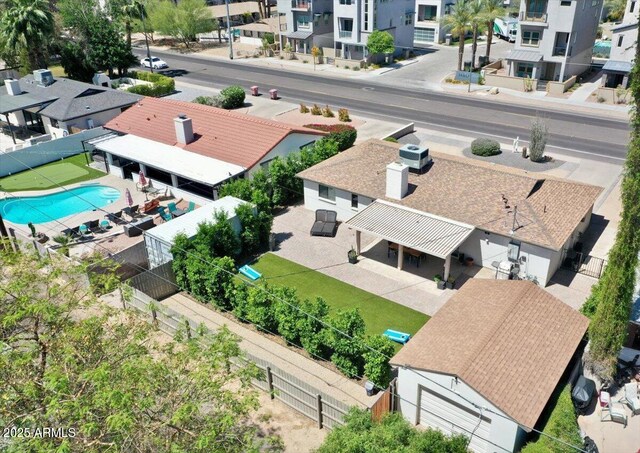 3505 N Miller Rd, Scottsdale, AZ 85251 - aerial view of residential area with a pool area
