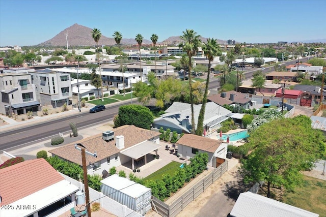 3505 N Miller Rd, Scottsdale, AZ 85251 - aerial perspective of suburban area featuring a mountain backdrop