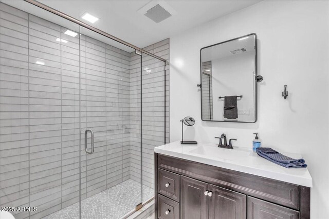 3505 N Miller Rd, Scottsdale, AZ 85251 - full bath featuring vanity and a stall shower