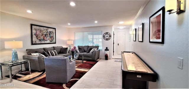 4617 E Emile Zola Ave, Phoenix, AZ 85032 - living room featuring recessed lighting