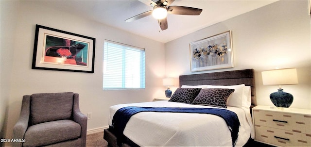4617 E Emile Zola Ave, Phoenix, AZ 85032 - carpeted bedroom featuring baseboards and ceiling fan