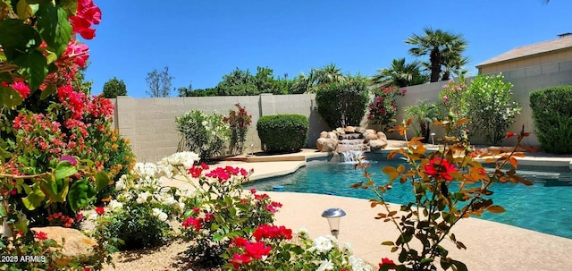 4617 E Emile Zola Ave, Phoenix, AZ 85032 - view of swimming pool with a fenced backyard and a patio