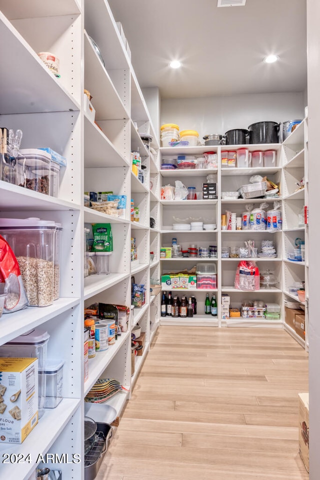 view of pantry