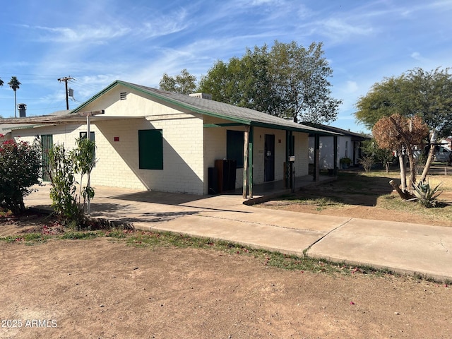 view of ranch-style house