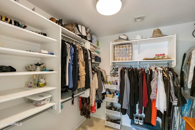 view of spacious closet