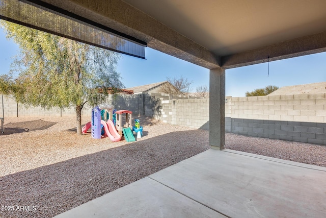 exterior space with a patio