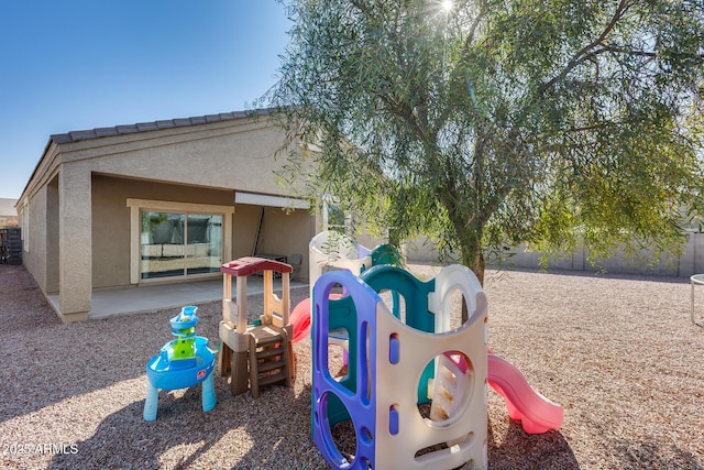 view of jungle gym