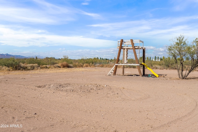 view of play area