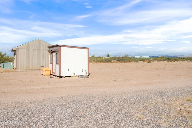 view of outdoor structure