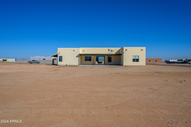 view of rear view of property